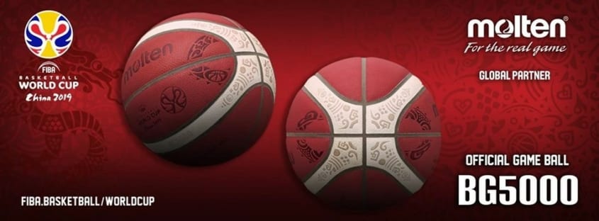 FIBA Basketball World Cup 2019 Exklusives Design des neuen offiziellen Spielballes