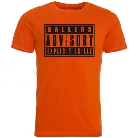 Ballers Advisory Explicit Skillz T-Shirt orange