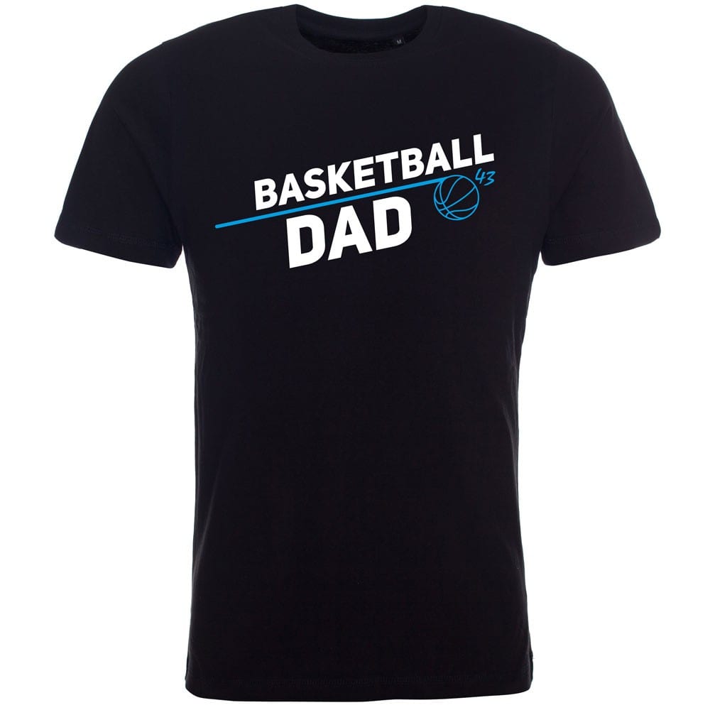 Basketball Dad T-Shirt schwarz