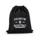 Puchheim Basketball ESTD 1946 Turnbeutel schwarz