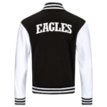 Itzehoe Eagles Basketball College Jacke schwarz/weiß Rückenansicht