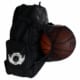 CVJM Basketball Camp Basketballrucksack mit Ballnetz