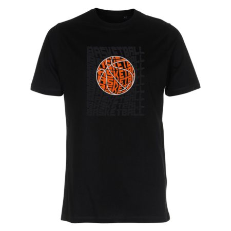 Fisheye Basketball T-Shirt schwarz