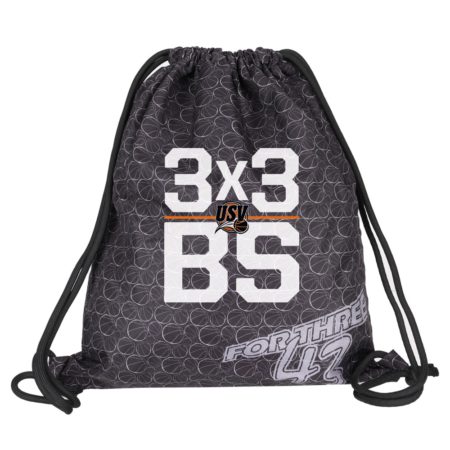 3X3 BS Gymsac dunkelgrau mit Seitentasche