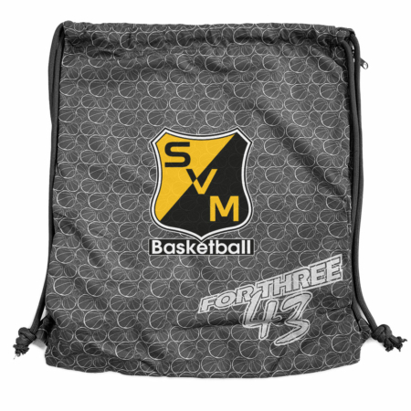 SVM Basketball Gymsac dunkelgrau mit Seitentasche