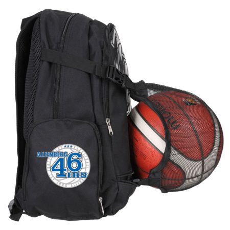 Altenberg 46ers Basketballrucksack mit Ballnetz schwarz