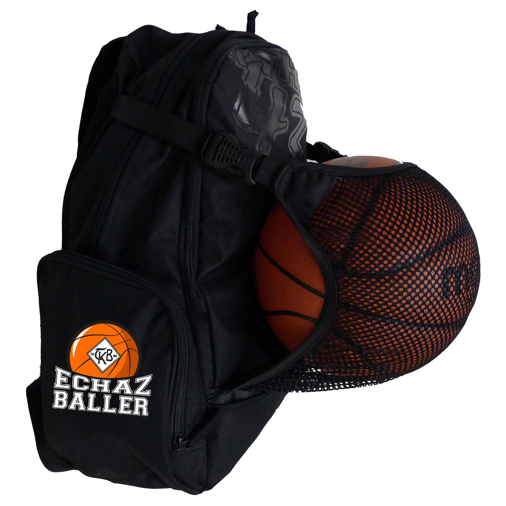 Echazballer Basket Rucksack schwarz