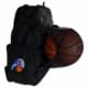 Meitinger Bär Basketballrucksack mit Ballnetz schwarz