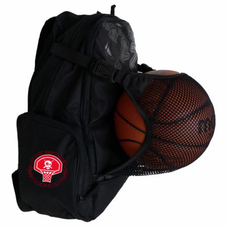 SV DJK Eggolsheim Basketball Basketballrucksack mit Ballnetz schwarz