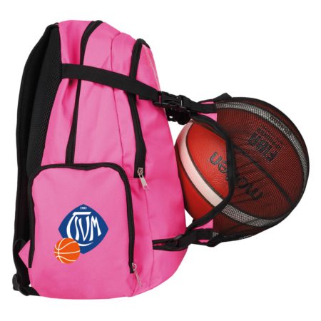 TSVM 1903 Basketball Rucksack mit Ballnetz pink