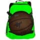 Basketball Rucksack 43 mit Ballnetz neongrün