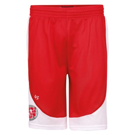 TSV Olching Basketball Short COLLEGE rot/weiß Front