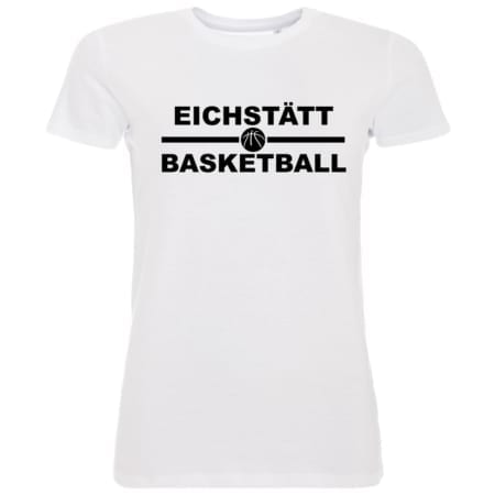 Eichstätt Basketball Lady Fitted Shirt weiß