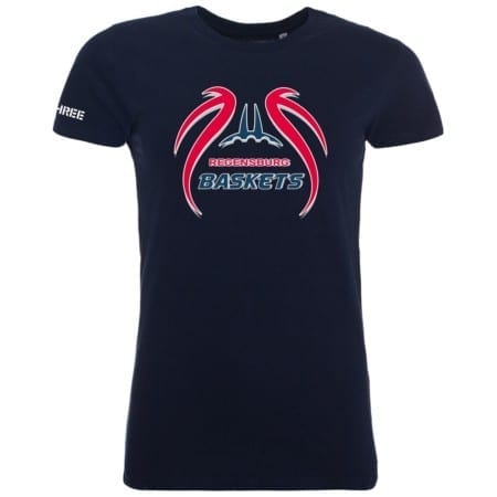 Regensburg Baskets Lady Fitted Shirt navy