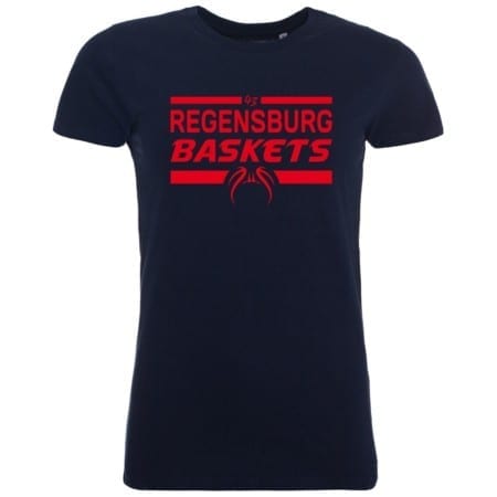 Regensburg CITY Baskets Lady Fitted Shirt navy