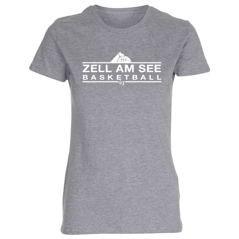 Zell am See Basketball Lady Fitted Shirt grau