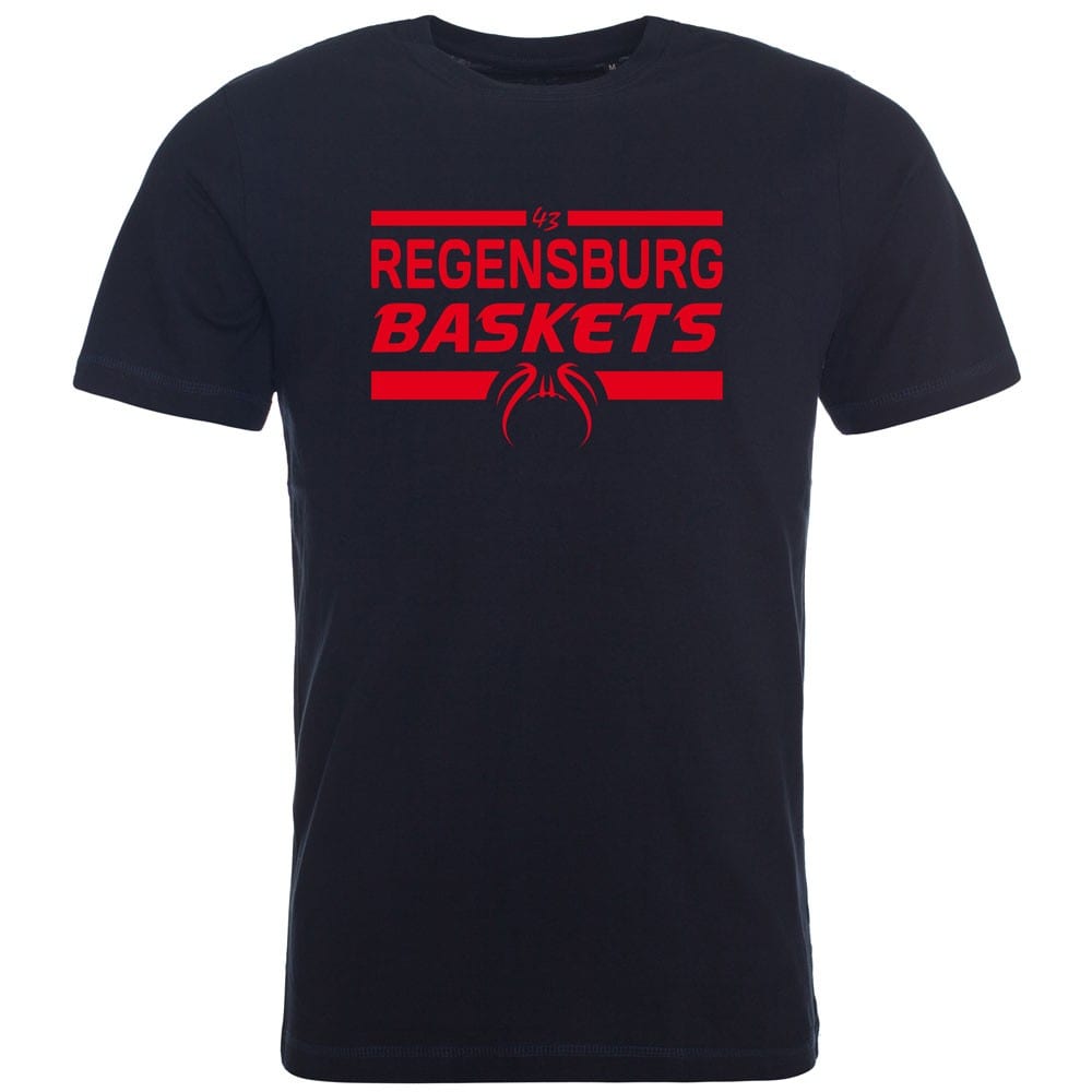 Regensburg CITY Baskets T-Shirt navy