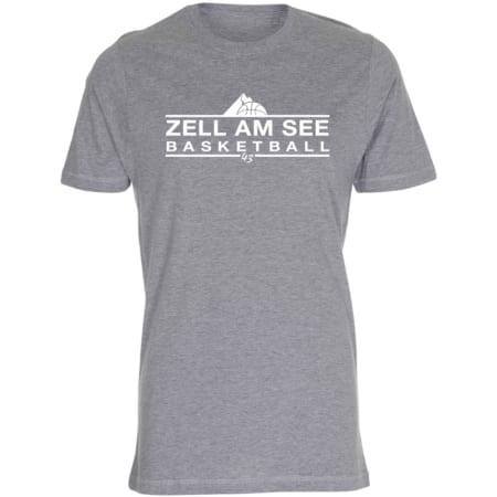 Zell am See Basketball T-Shirt grau