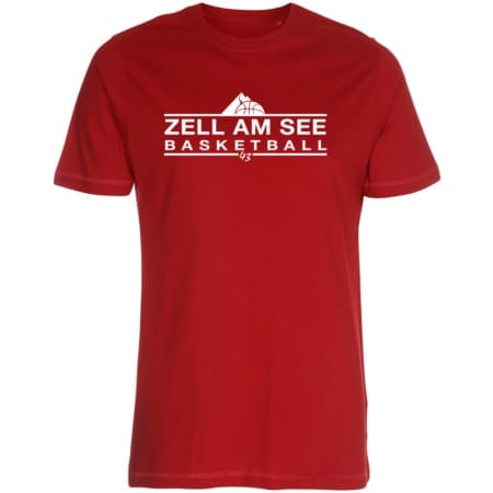 Zell am See Basketball T-Shirt rot
