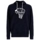 Basketballnetz Miami Hooded Sweat blau meliert